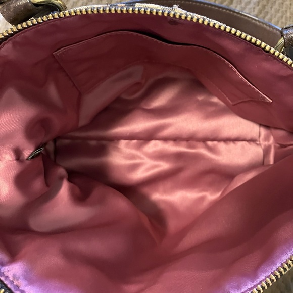 Coach Y2K Brown and Tan Leopard Print Shoulder Bag with matching wallet. - Picture 2 of 6